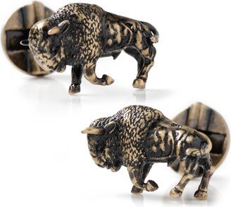 Men's Antique-like Bison Cufflinks