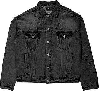 Embossed Denim Jacket