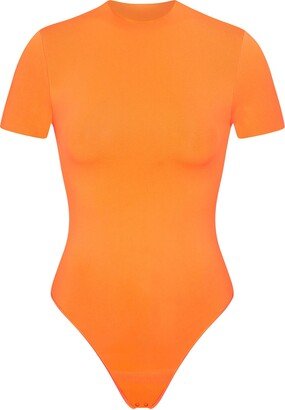 ESSENTIAL BODYSUITS Essential T-Shirt Bodysuit | Orange Highlighter