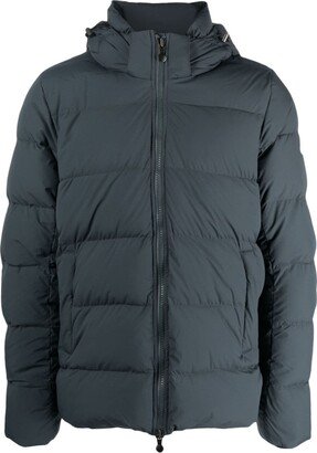 Spoutnic hooded puffer jacket