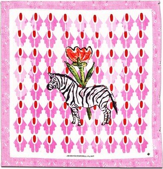 Jessica Russell Flint Linen Table Napkin - Zebra