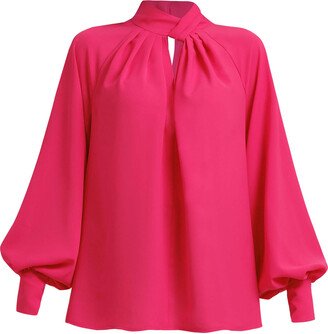 Tia Dorraine Get Down To Business Lightweight Oversized Blouse - Pink