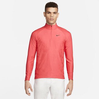 Men's Dri-FIT ADV Tour 1/2-Zip Golf Top in Red