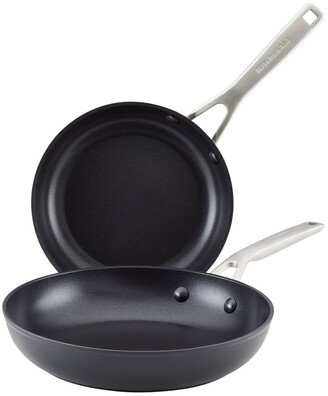 Hard-Anodized Induction Nonstick Frying Pan Set