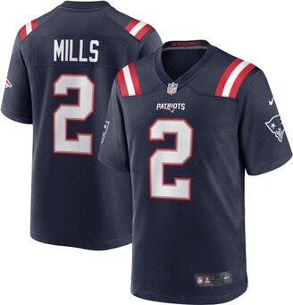 Men's Jalen Mills Navy New England Patriots Game Player Jersey