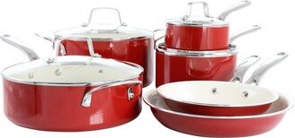 Lockton Premium 10Pc Ceramic Nonstick Cookware Set