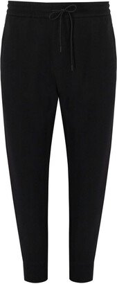 Black Sweatpants With Logo Lettering