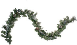 Northlight Unlit Mixed Pine and Blueberries Artificial Christmas Garland