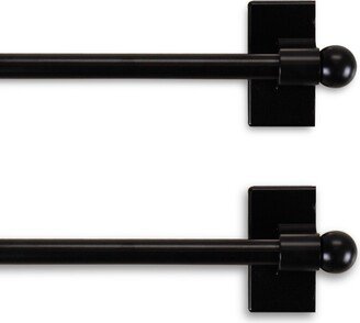 Iselect Home Decor Adjustable 17-30 Inch Magnetic Rod | Set Of 2