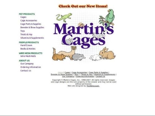 Martin'S Cages Promo Codes & Coupons