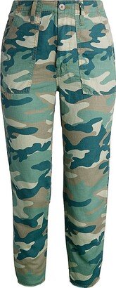 Shaker Camo Cropped Pants