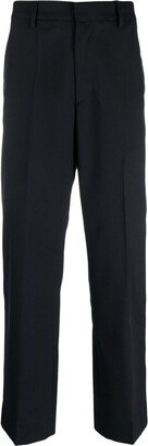 Straight-Leg Wool Trousers-AK