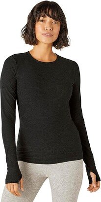 Spacedye Classic Crew Pullover (Darkest Night) Women's Clothing