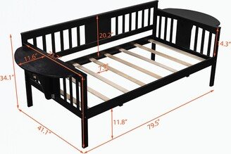Twin size Daybed, Wood Slat Support-AB