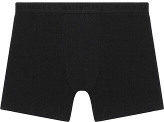 Logo-Trim Stretch Boxer Shorts-AA