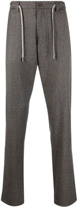 Straight-Leg Tailored Trousers-CL