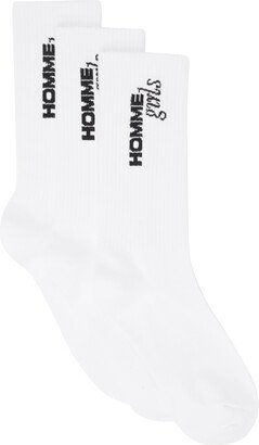 Three-Pack White Original Socks