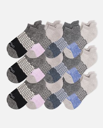 Organic Tri-Block Marl Ankle Socks