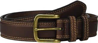 Classic Belt w/ Double Keepers (Brown) Men's Belts