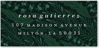 Address Labels: Twilight Holly Address Label, Green, Address Label, Matte