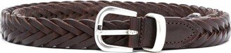 Braided Leather Belt-AD