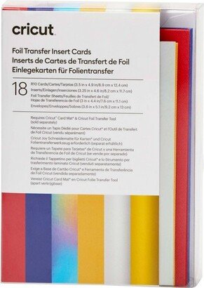 18ct Foil Transfer Insert Cards Celebration Sampler