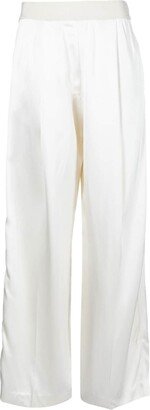 Ciara satin wide-leg trousers