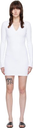 White Ibiza Polo Minidress