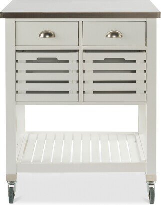 Robbin Kitchen Cart, White