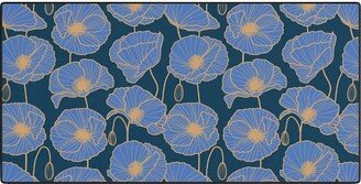 Emanuela Carratoni Moody Blue Garden Desk Mat