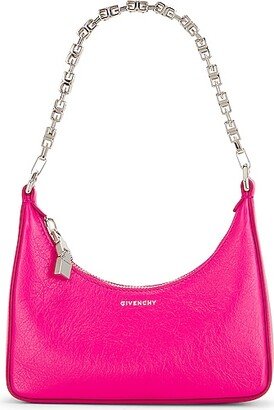 Mini Moon Cut Out Hobo Bag in Pink