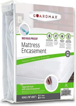 Guardmax - Bed Bug Proof Mattress Protector - Zippered Style 78 x 80 x 12 (King)