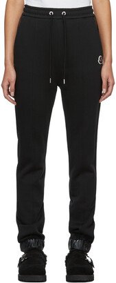 Black Drawcord Lounge Pants