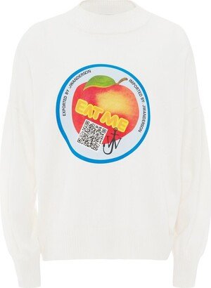 Eat Me print knit jumper