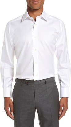 Trim Fit Superfine Twill Dress Shirt