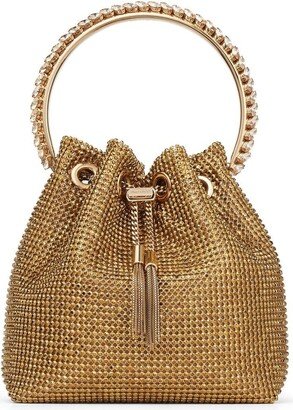 Bon Bon crystal-embellished bucket bag-AB