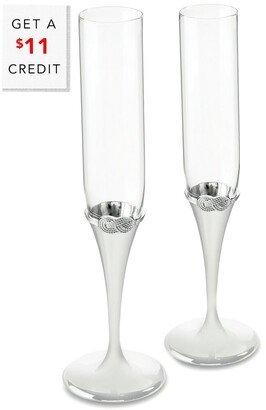 Vera Wang For Infinity Toasting Flute Pair With $11 Credit