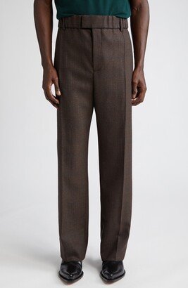 Prince of Wales Wool Trousers