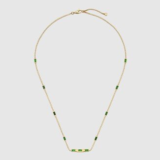 Link to Love baguette tourmaline necklace