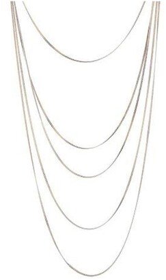 Multi-Row Cobra Chain Necklace