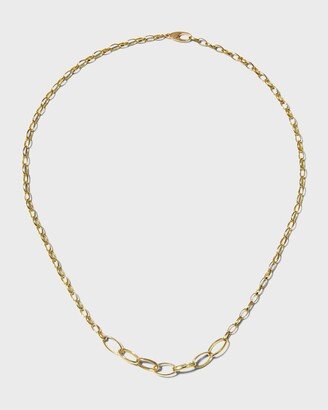 Yellow Gold Small Edith Necklace with 7 Medium Edith Links