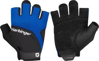 Unisex Training Grip Weight Lifting Gloves 2.0 - Medium - Black/Blue