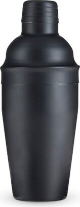 Ash Matte Black Cocktail Shaker, 18 Oz Stainless Steel Cobbler Shaker with Lid & Strainer