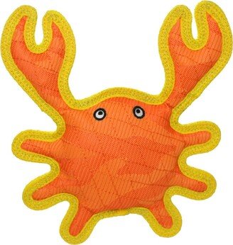 DuraForce Crab Tiger Orange-Yellow, Dog Toy