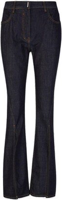 High-Waisted Boot Cut Jeans