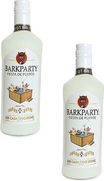 Silly Squeaker Liquor Bottle BarkParty, 2-Pack Dog Toys