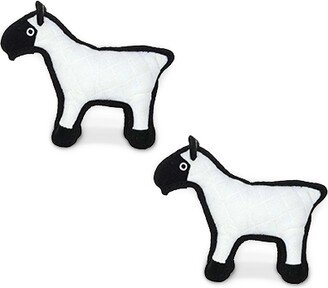 Tuffy Jr Barnyard Sheep, 2-Pack Dog Toys