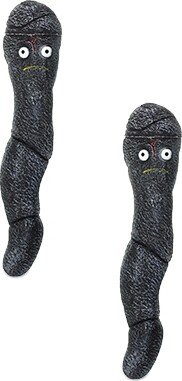 Silly Squeaker MrPoops, 2-Pack Dog Toys