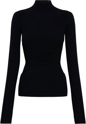 Interlink Skivvy cut-out sweater