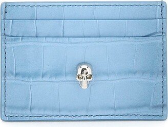 Skull Stud Embossed Cardholder